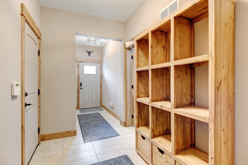 Main Entrance with Storage