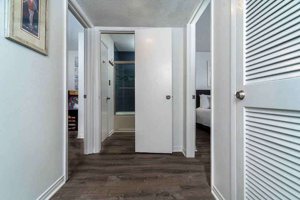Bedroom Hallway on 2nd Floor with Beautiful new LVP Flooring