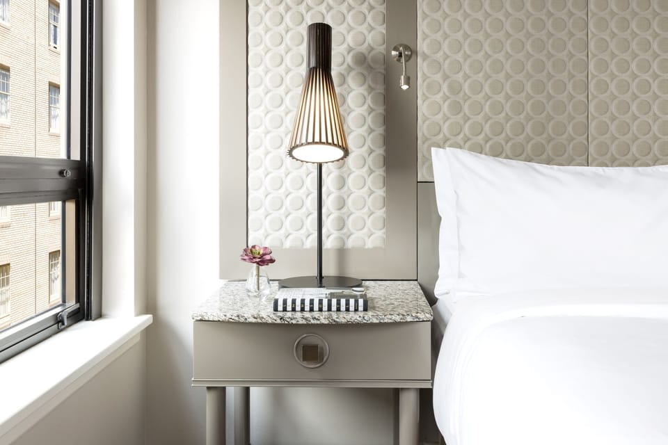 Enjoy thoughtful bedside details that make nights feel effortless.