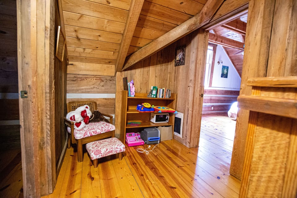 Upstairs area with kids games
