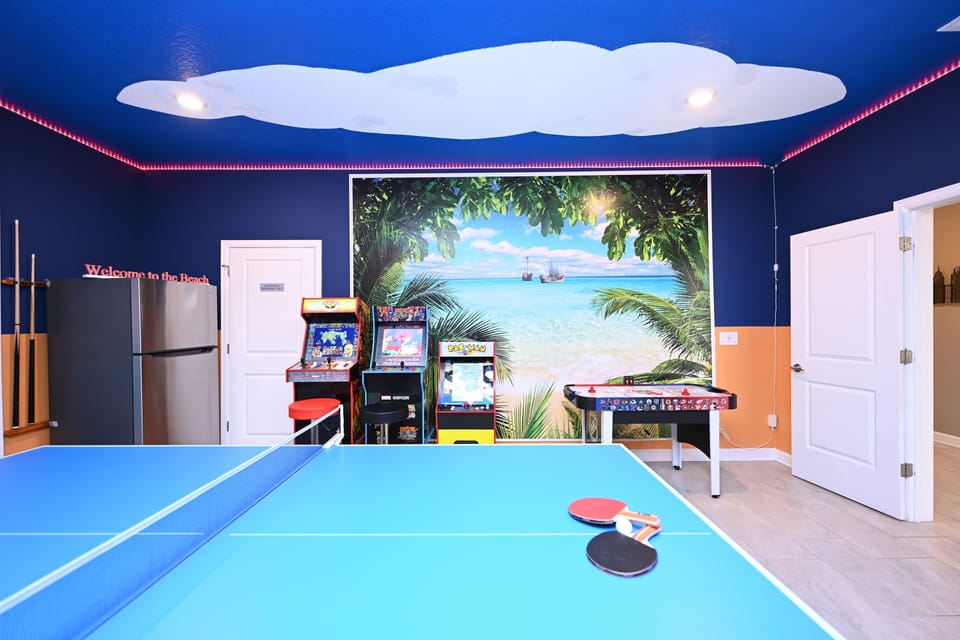 Moana’s Game RM: ping pong, billiards, Air hockey, 3 arcade, PlayStation4, Bar 