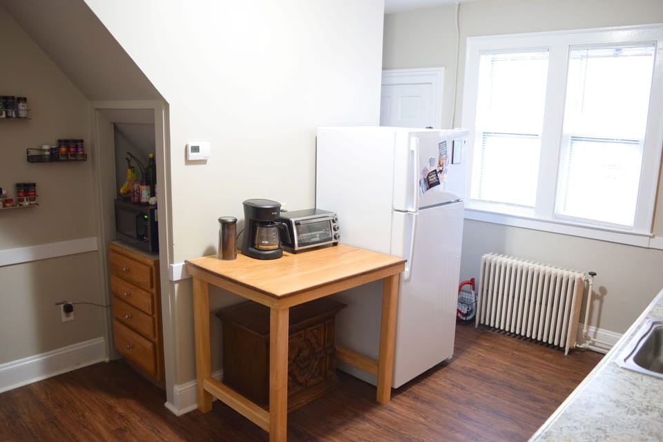 Fully equipped upstairs kitchen