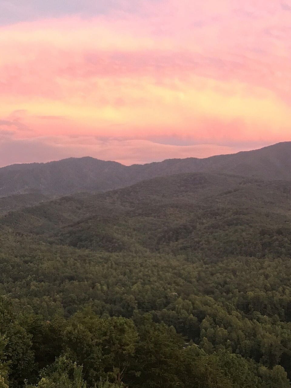 twilight picture.  Taken in neighborhood.  Quality from balcony would be same.