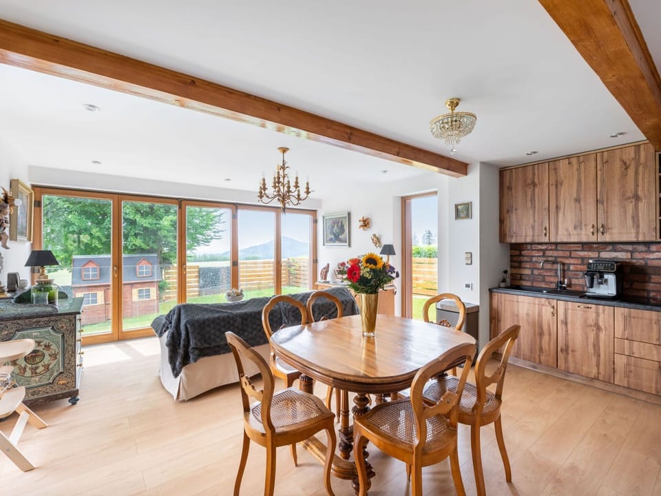 Table, Furniture, Property, Plant, Wood, Chair, Lighting, Interior Design, Floor, Wood Stain