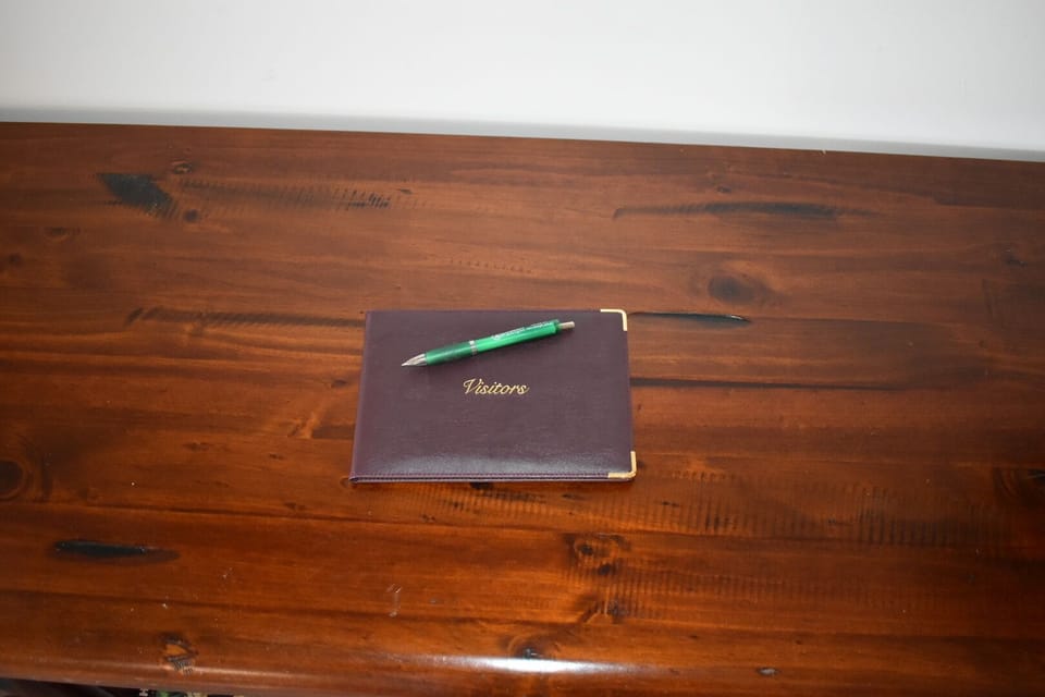 Visitor book 
