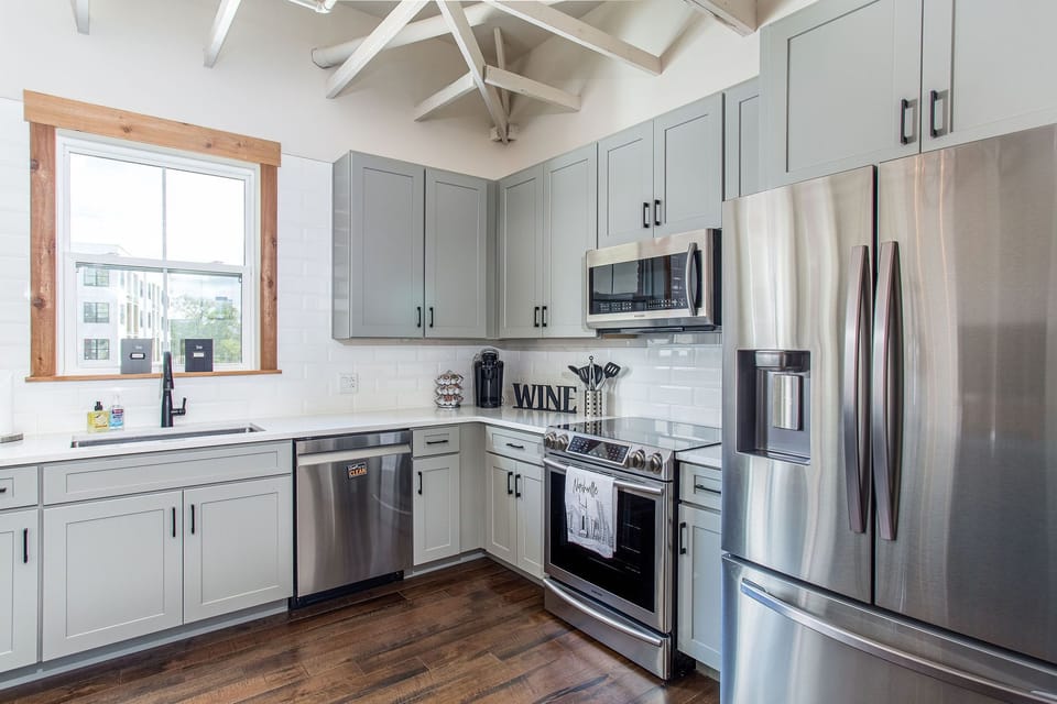 Kitchen with K-Cup Coffee Maker