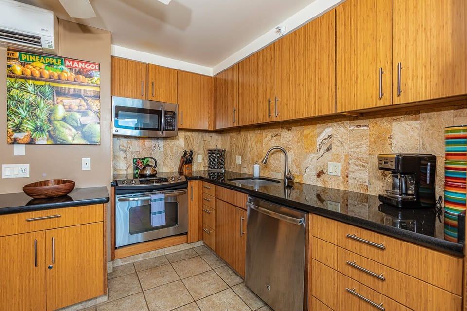 Fully equipped kitchen
