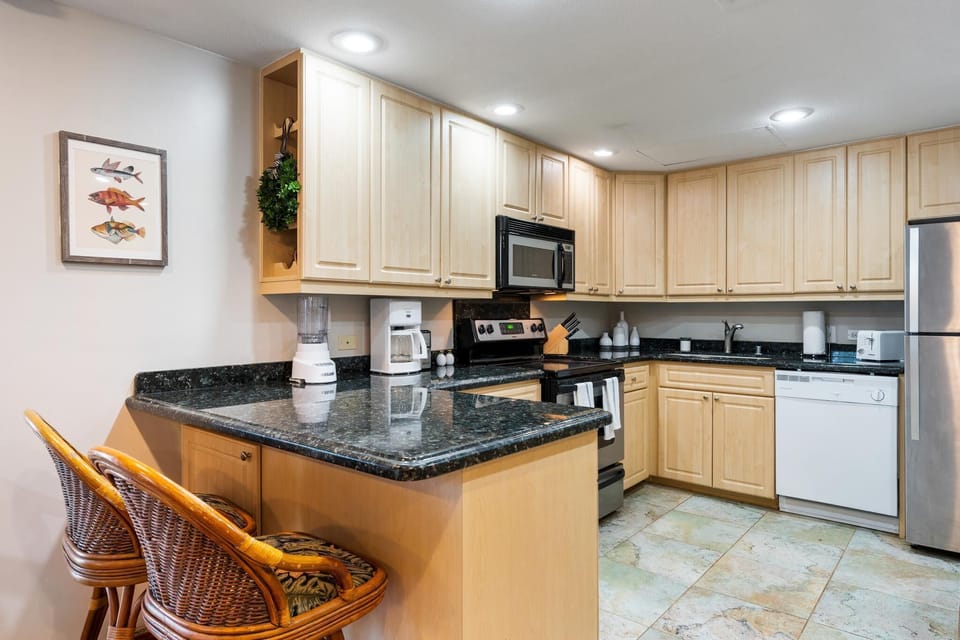 The kitchen is large enough to create your favorite meals