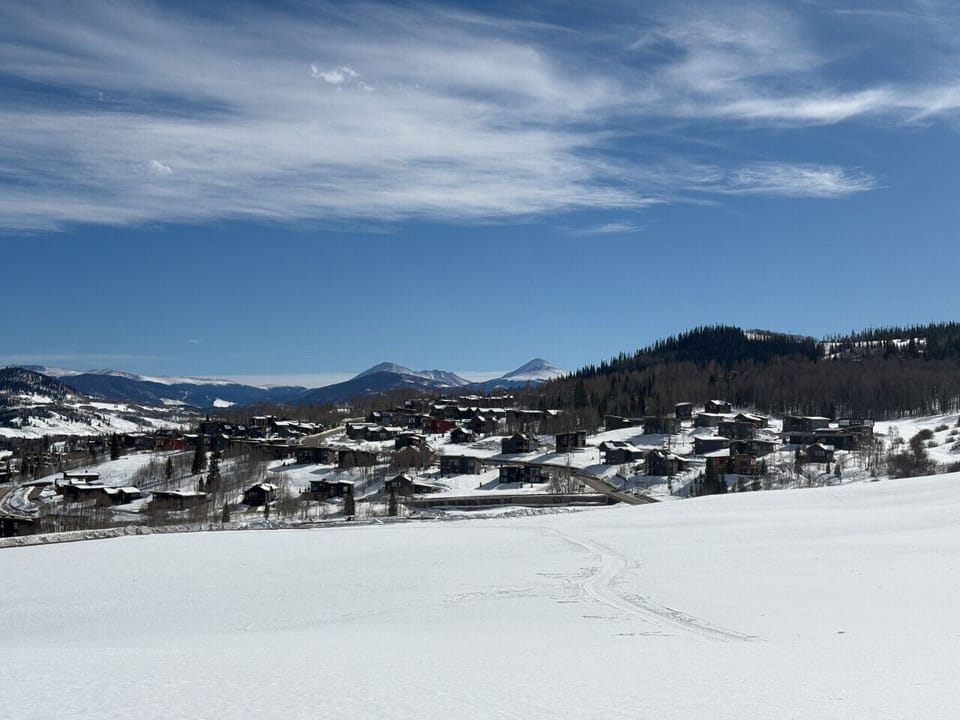 Views from the Winter snow shoeing trail here at Summit Sky Ranch