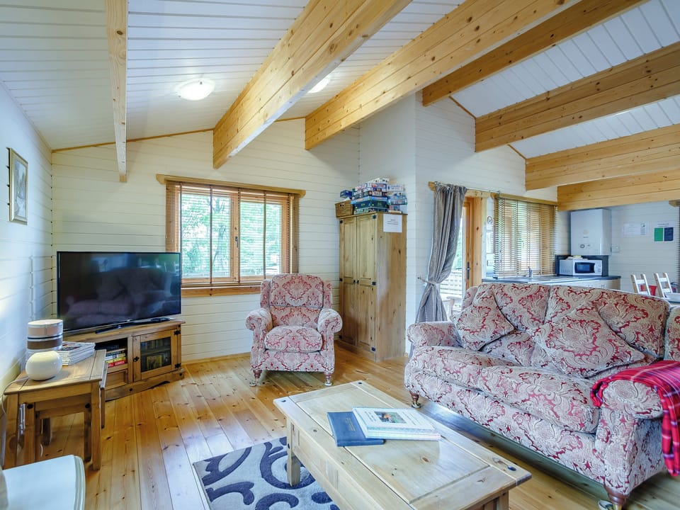 Living area | Chloe - Old Pump House Lodges, Lintlaw near Duns