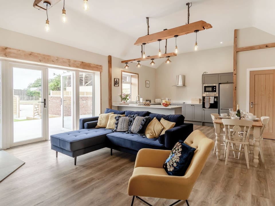 Open plan living space | Dip Tub Den - Brian&rsquo;s Barns, Skerne, near Driffield