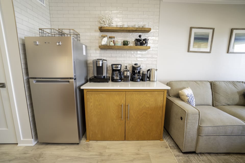 4 foot coffee bar...just bring your own beans and filters.