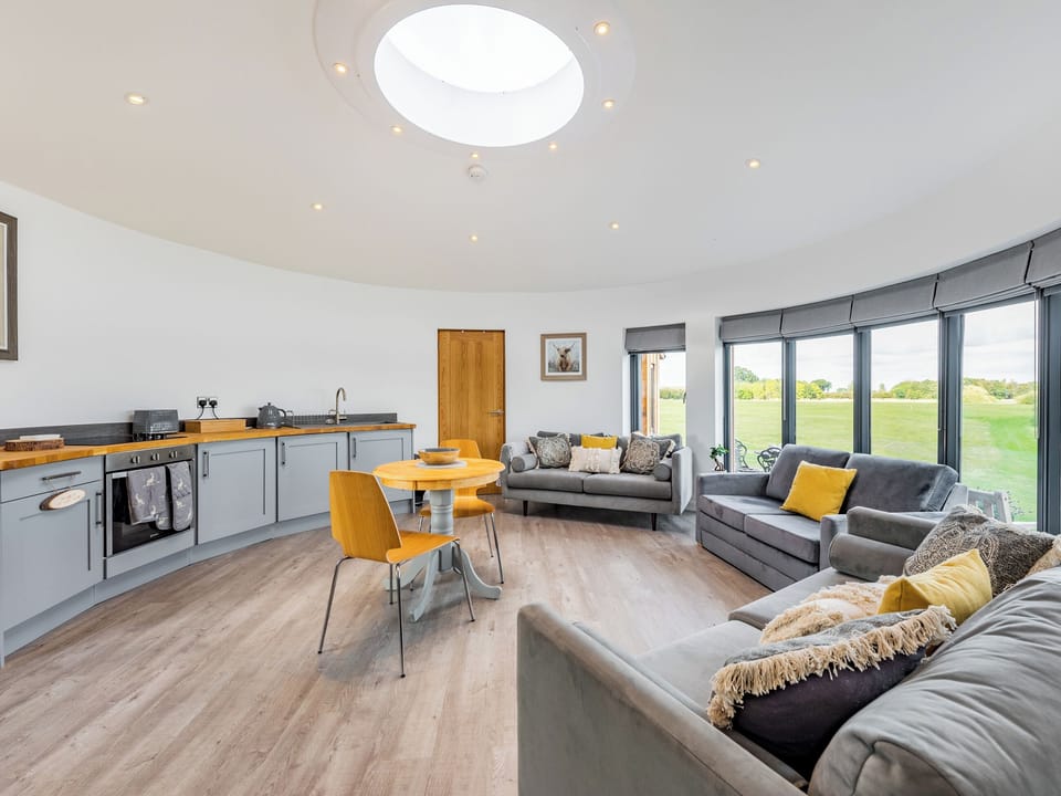 Open plan living space | Angel Lodge, Hawton, near Newark