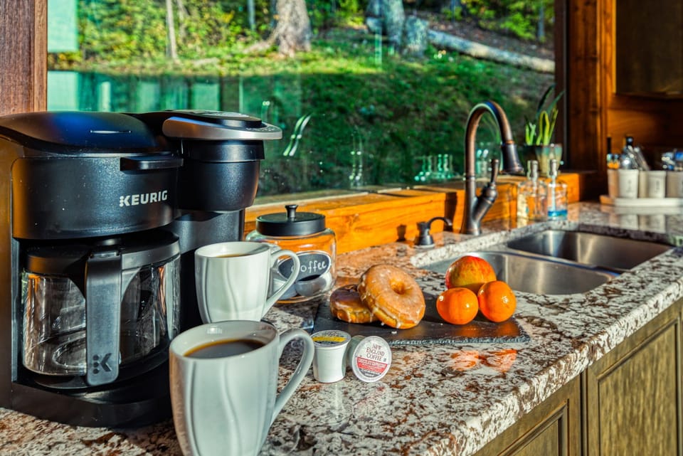 Enjoy a coffee before heading out to explore!