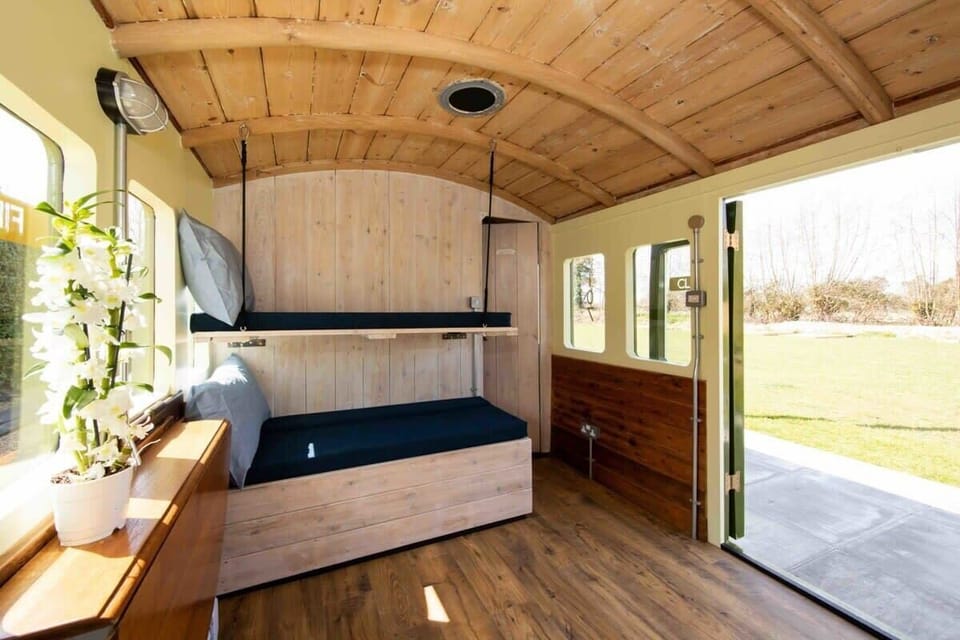 Surprisingly spacious for a train carriage!