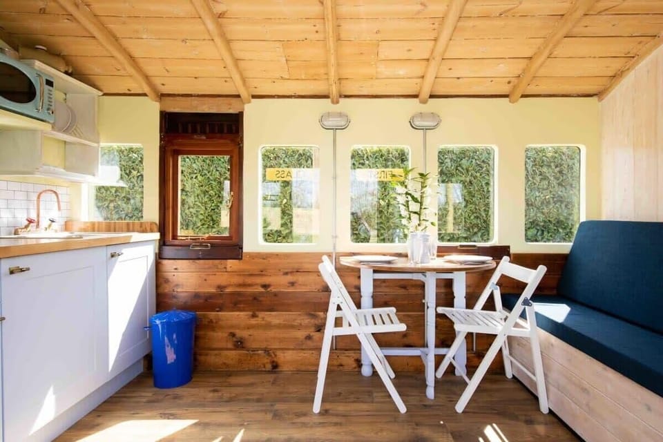 Enjoy breakfast, lunch or dinner in your own carriage.