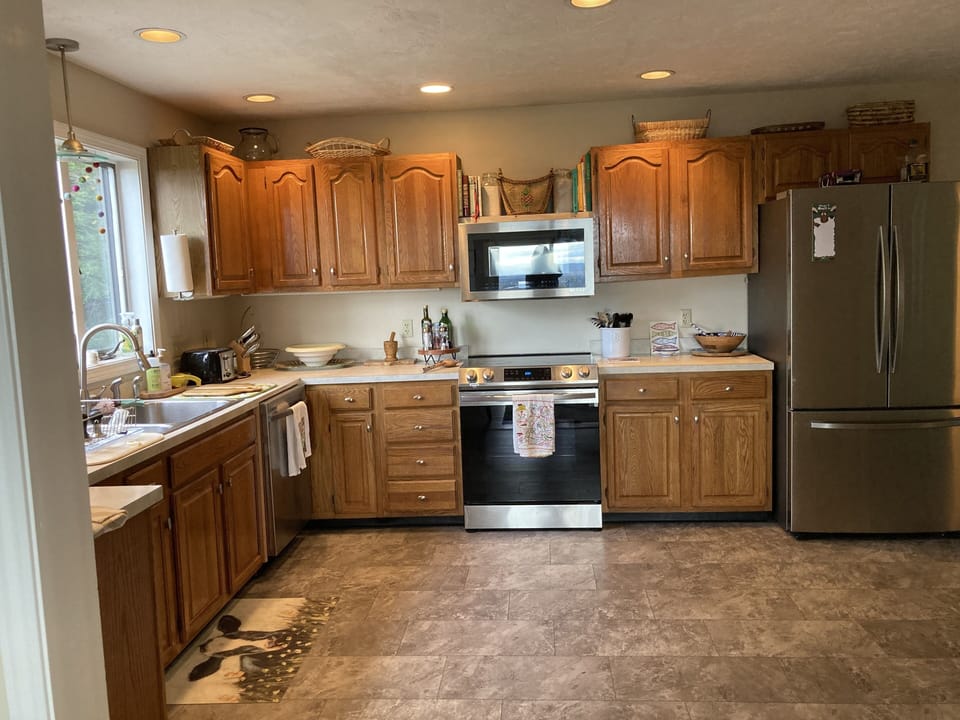 Kitchen with new appliances
