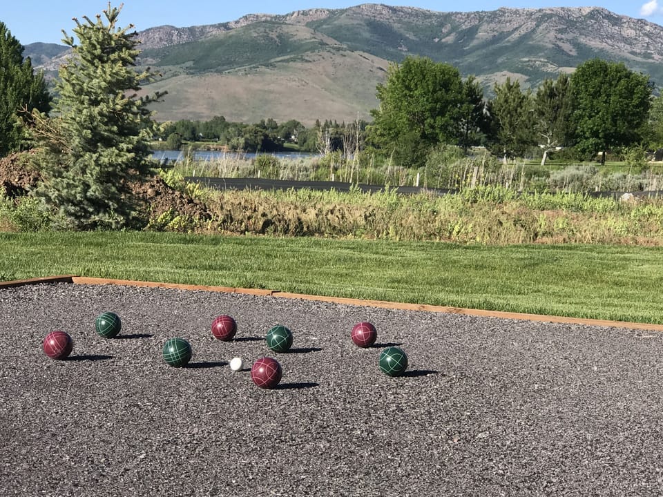 Bocce Ball Court directly in front of the unit
