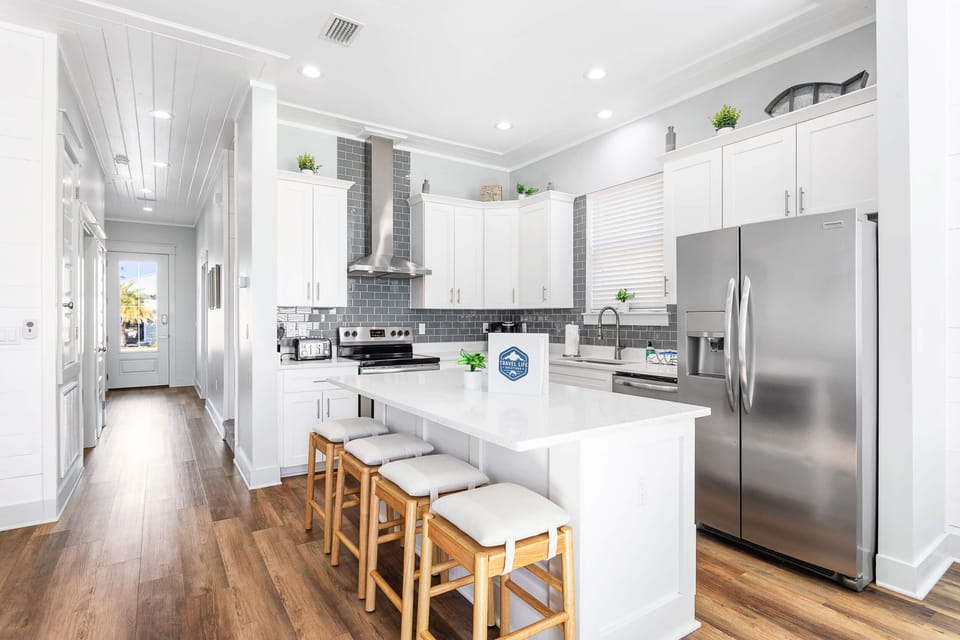 1st-floor kitchen with the perfect appliances for all occasions.