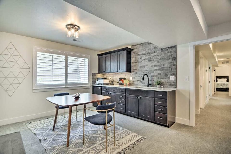 Entertainment Area | Game Table and Printer (basement)