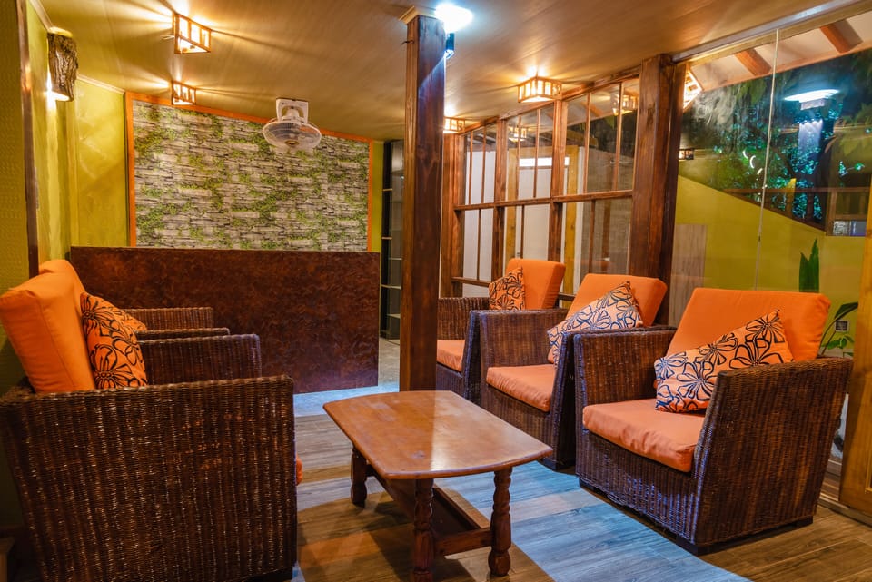 Lobby to relax.