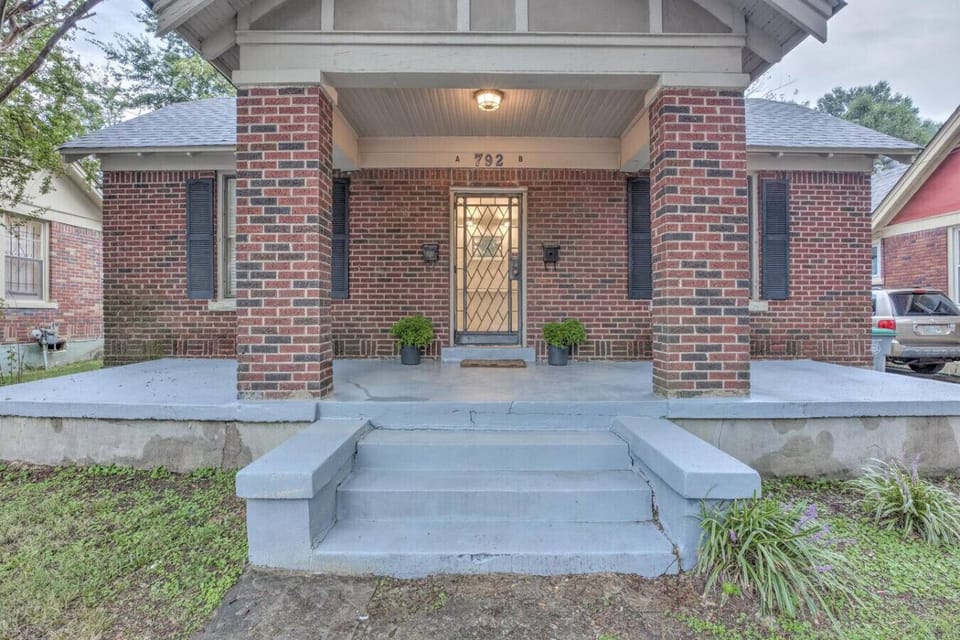 Timeless red brick style paired with modern comforts inside.