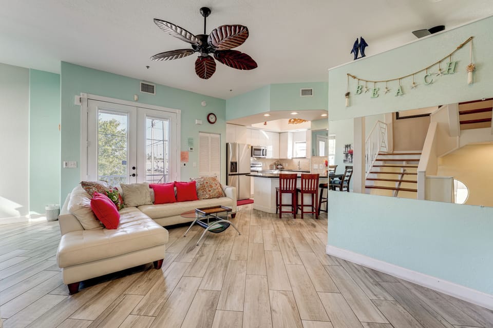 Living Room | Free WiFi | Central A/C | Access to Balcony | Smart TV w/ Cable