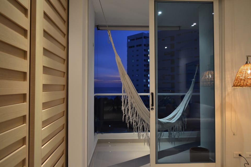 Balcony , hammock option 
