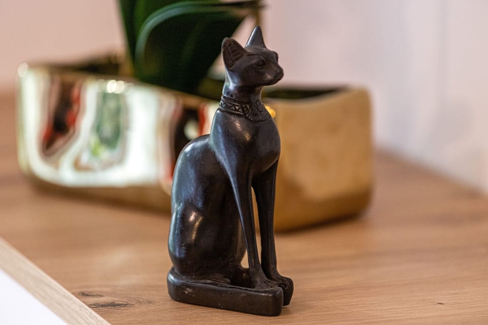 A close-up of decorative elements adding charm and warmth to the living space.
