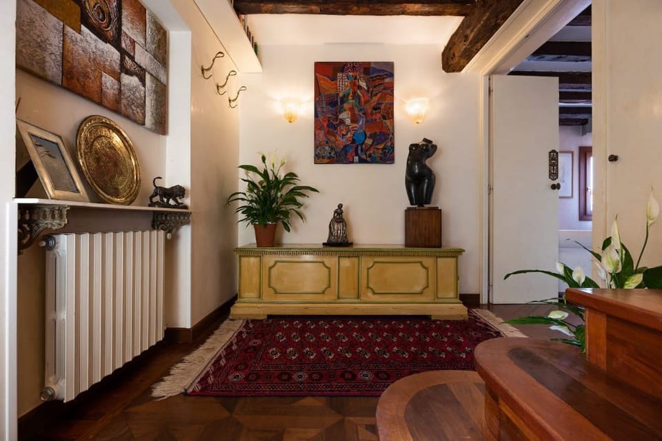 The main entrance of the apartment. Hall and bedroom #3 are located here.