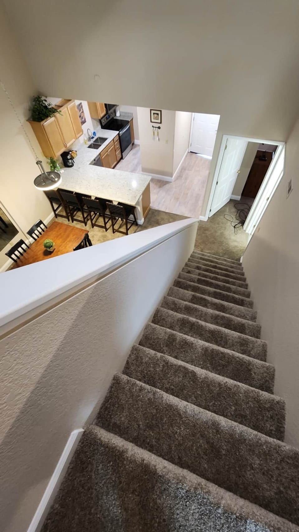 View from upstairs bedroom