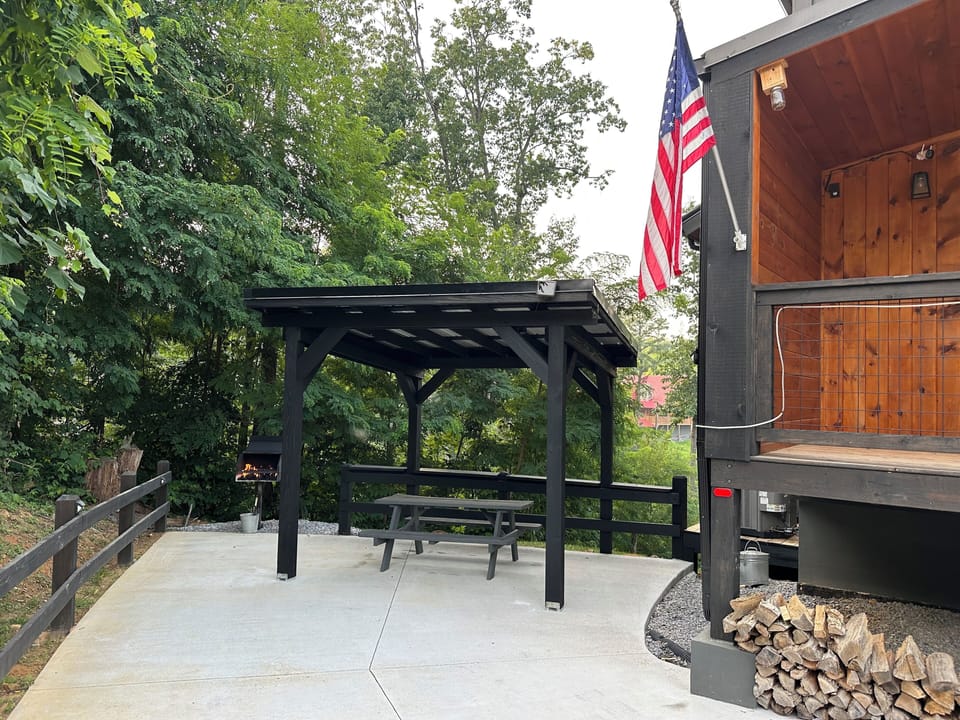 Newly added Gazebo and grilling area