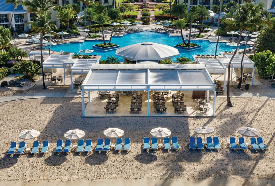Beach and Pool Area