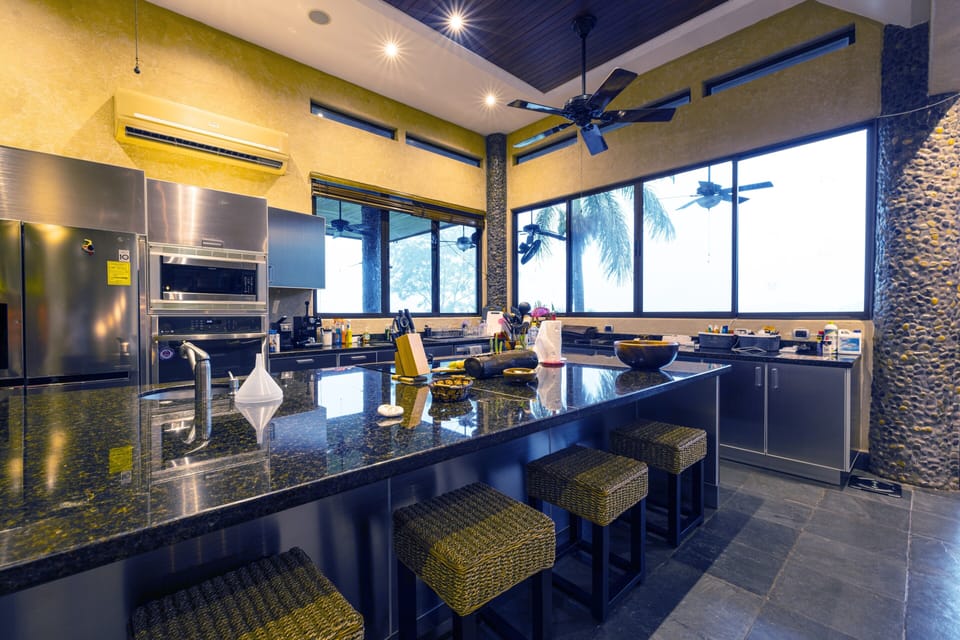 well equipped kitchen