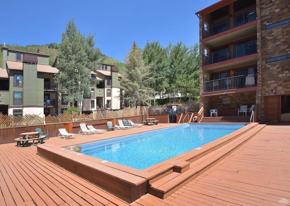 Heated Outdoor Pool is Open Year Round from 10am - 10pm. Perfect for Apres Ski!