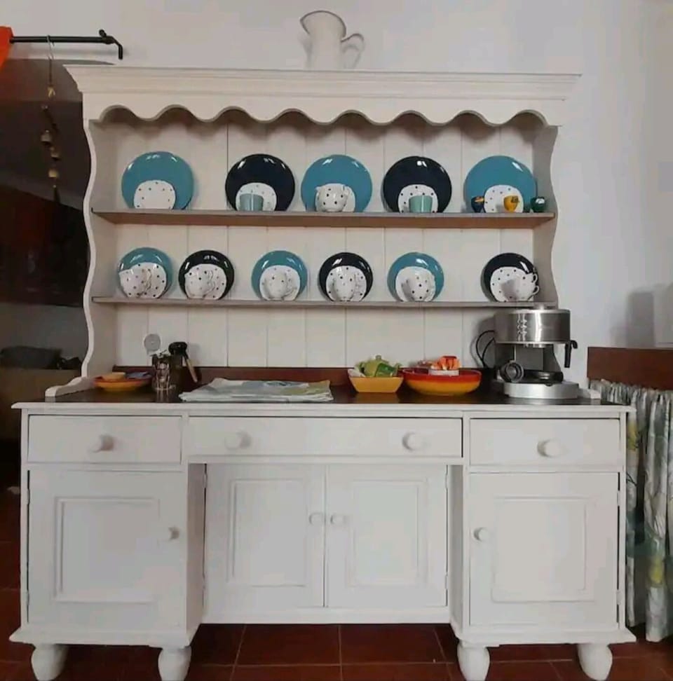 Hand painted Welsh dresser imported by the owner