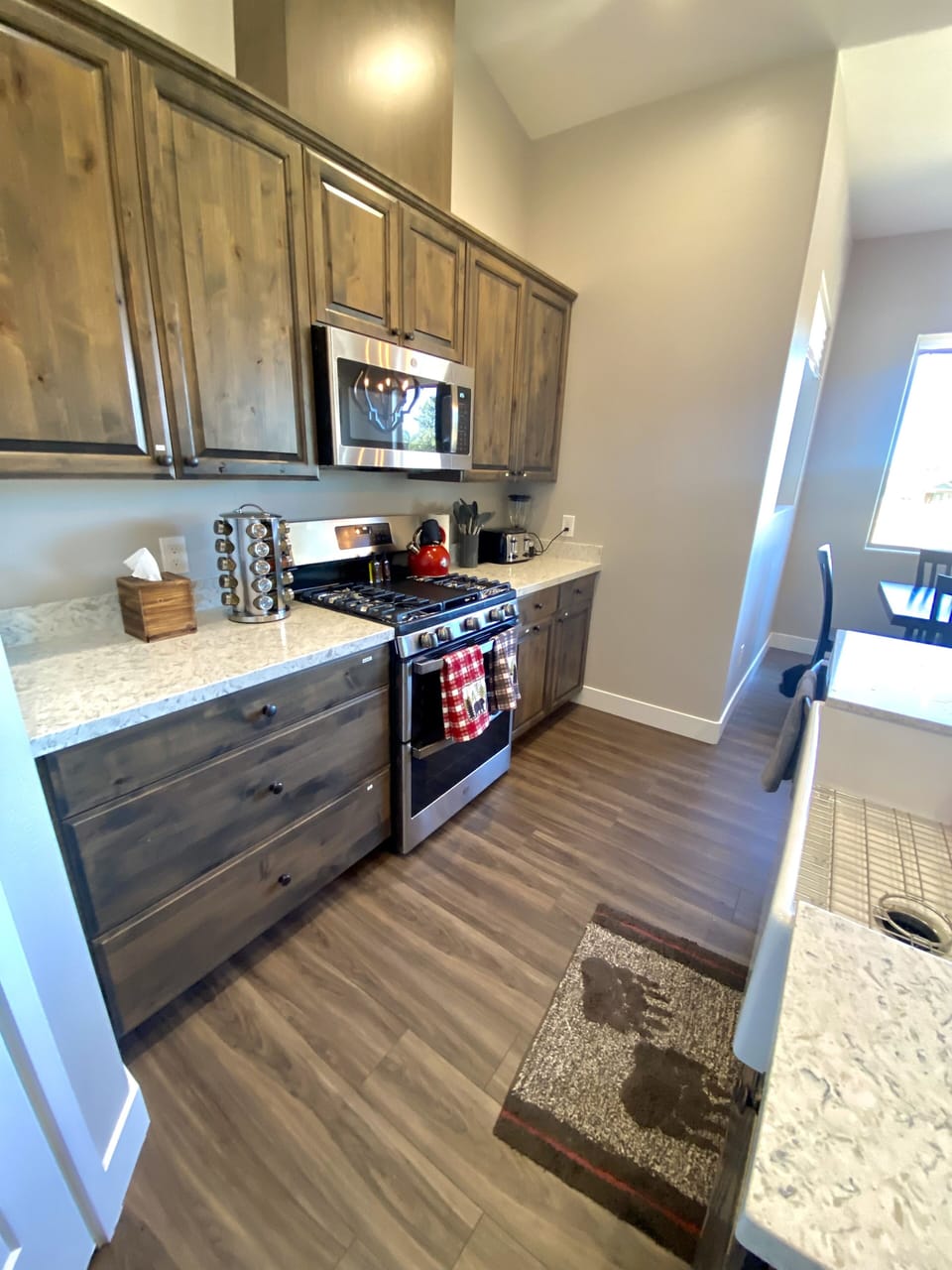 Full kitchen with spices 