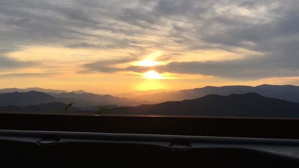 Enjoy Incredible Sunsets from the Cabin