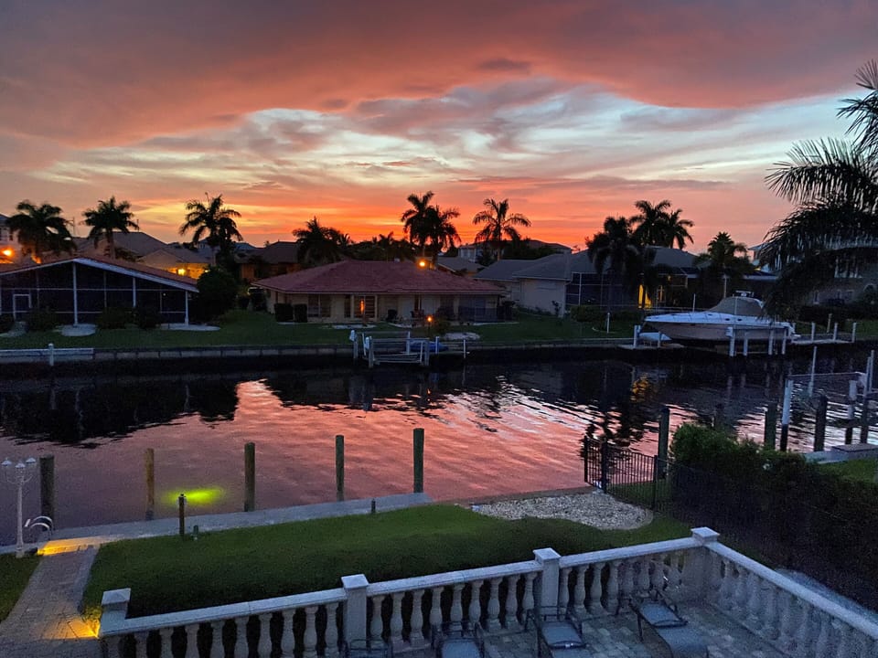 Sunset from the Veranda