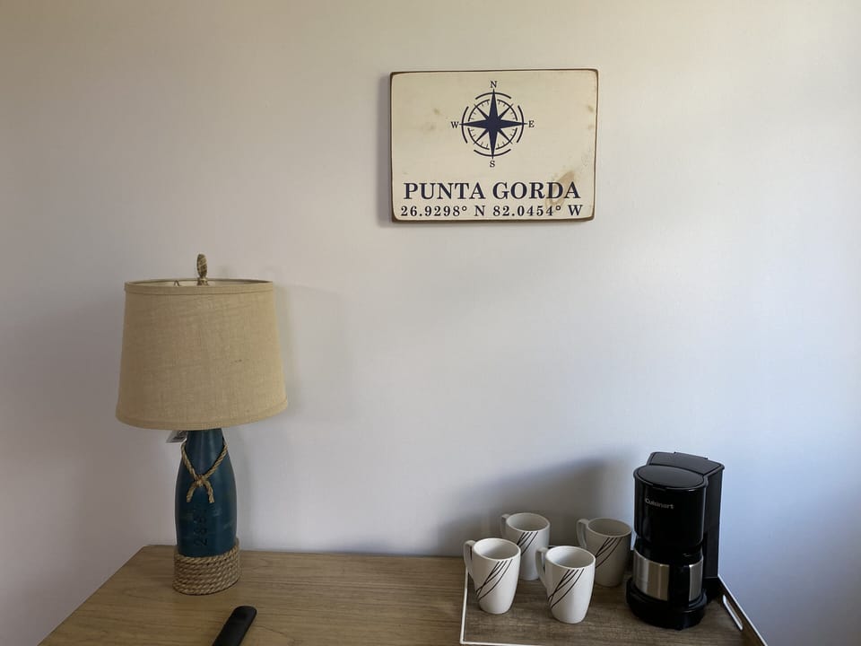 Coffee and Tea available for you in the Harbor Master Suite
