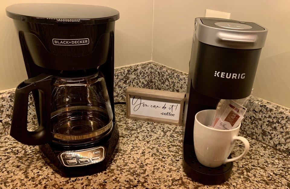 12 Cup Regular Coffee Maker and Keurig 