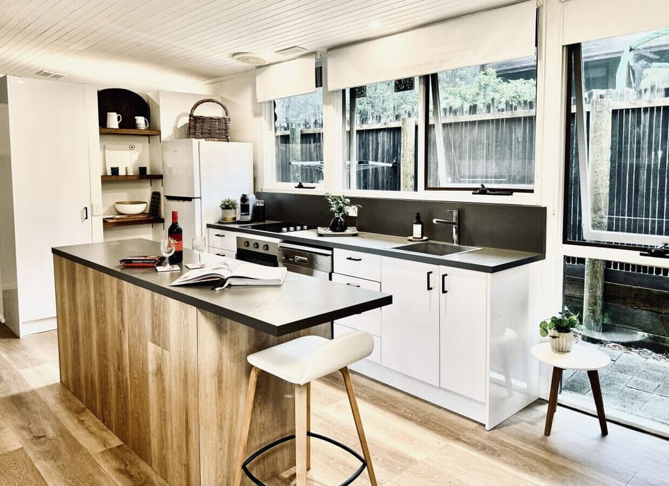 Newly renovated kitchen with dishwasher