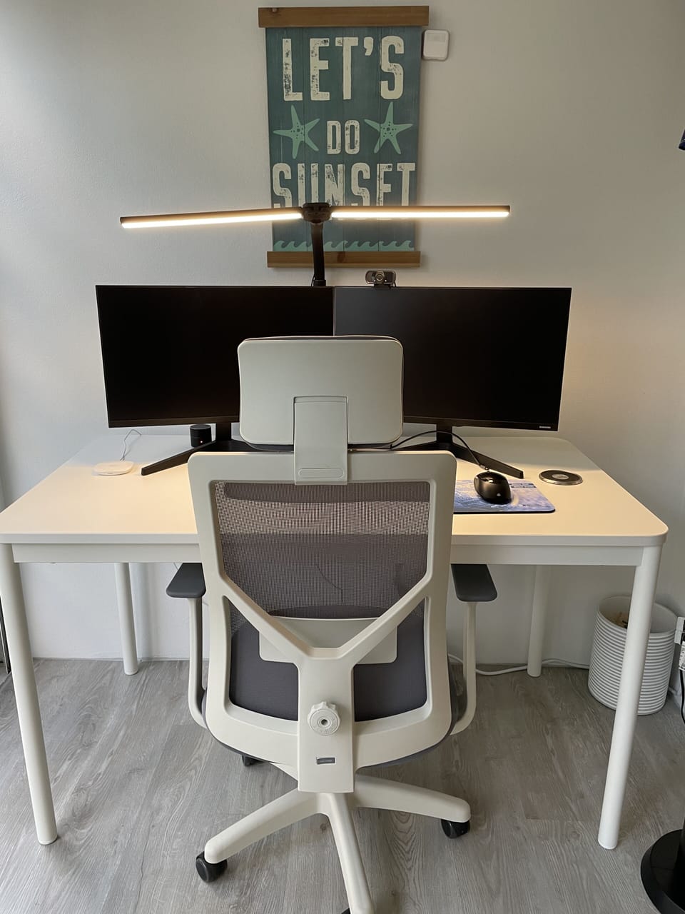 Place to work with relaxing view