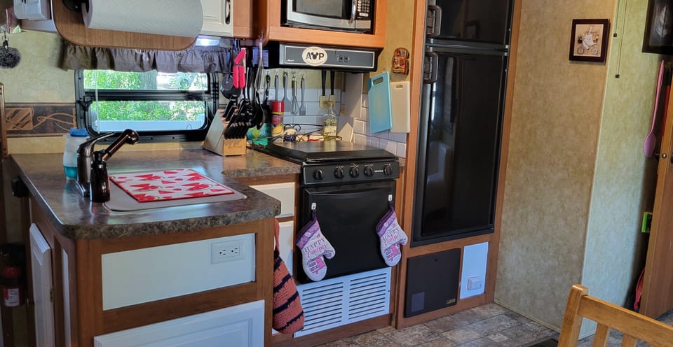 all the comforts of home!