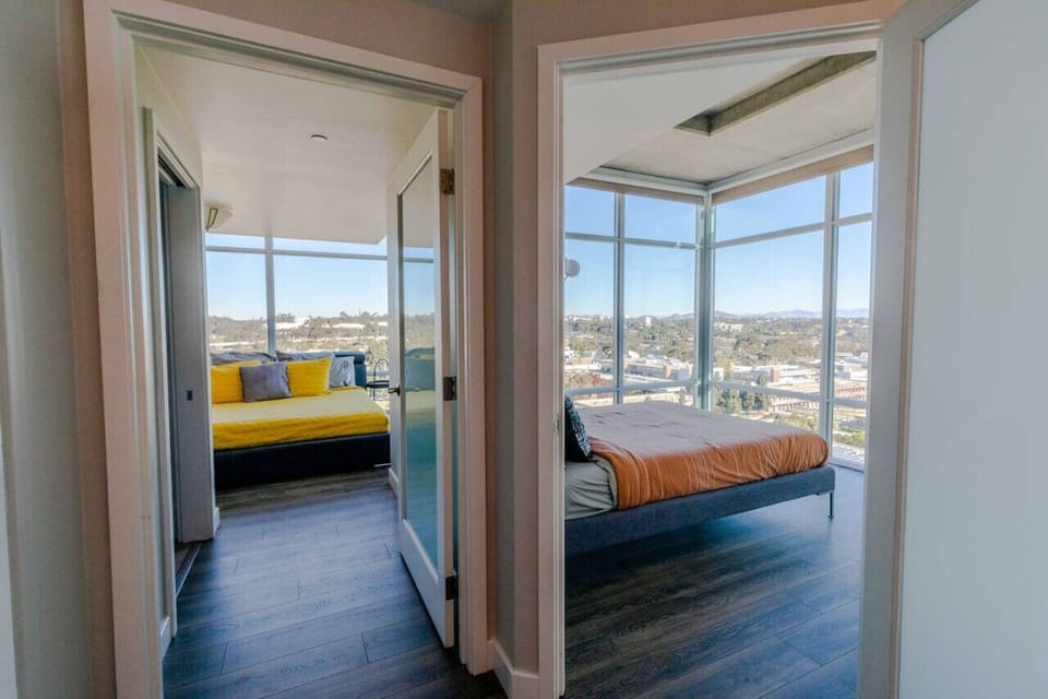 Master bedroom and guest bedroom