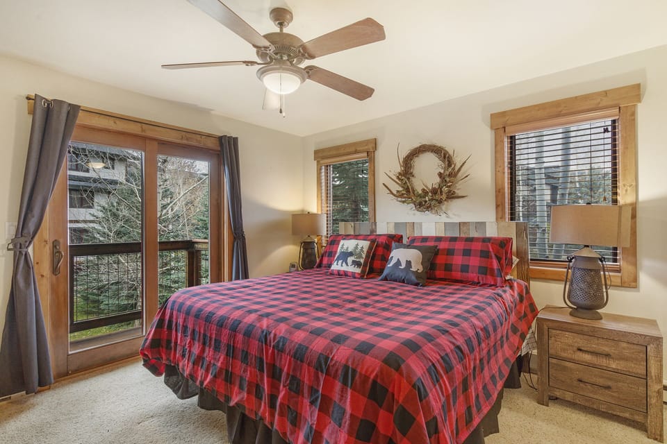 Bedroom with King Bed and Private Balcony