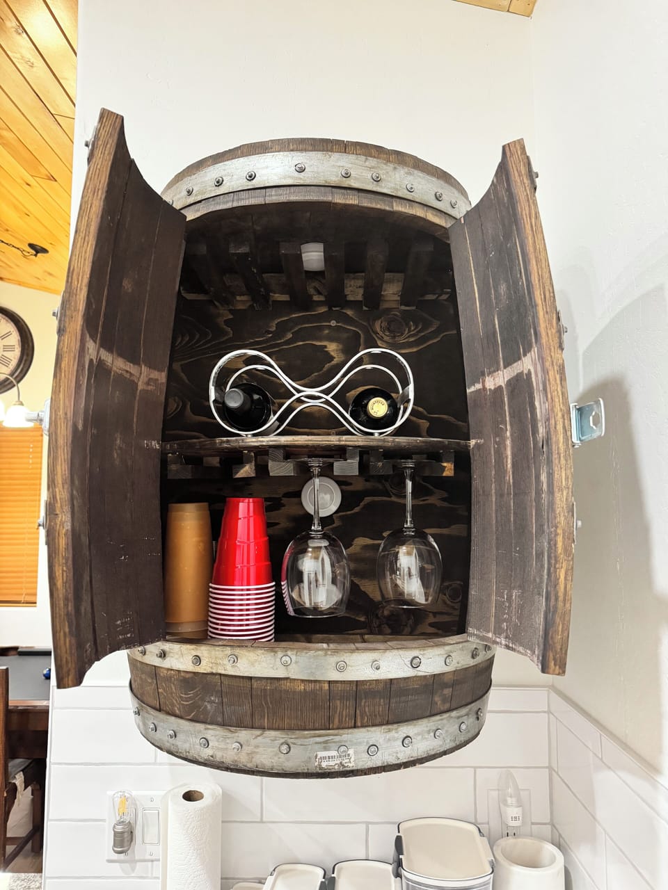 Wine Barrel bar
