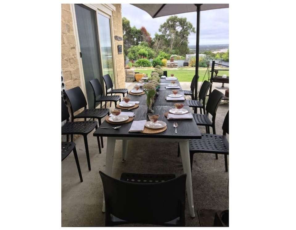 Outside dining table