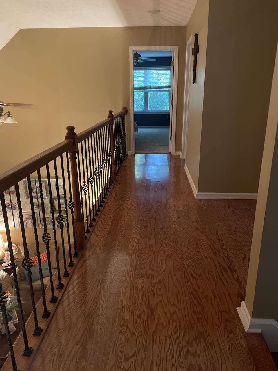 Upstairs leading to both bedrooms/ game room