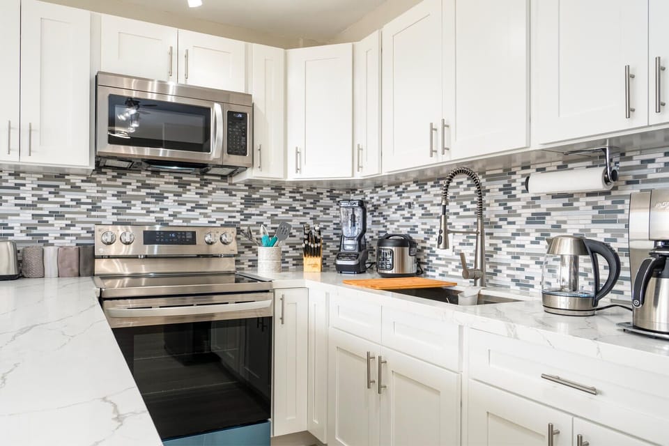 All new Stainless Steel Appliances. Fully stocked kitchen.